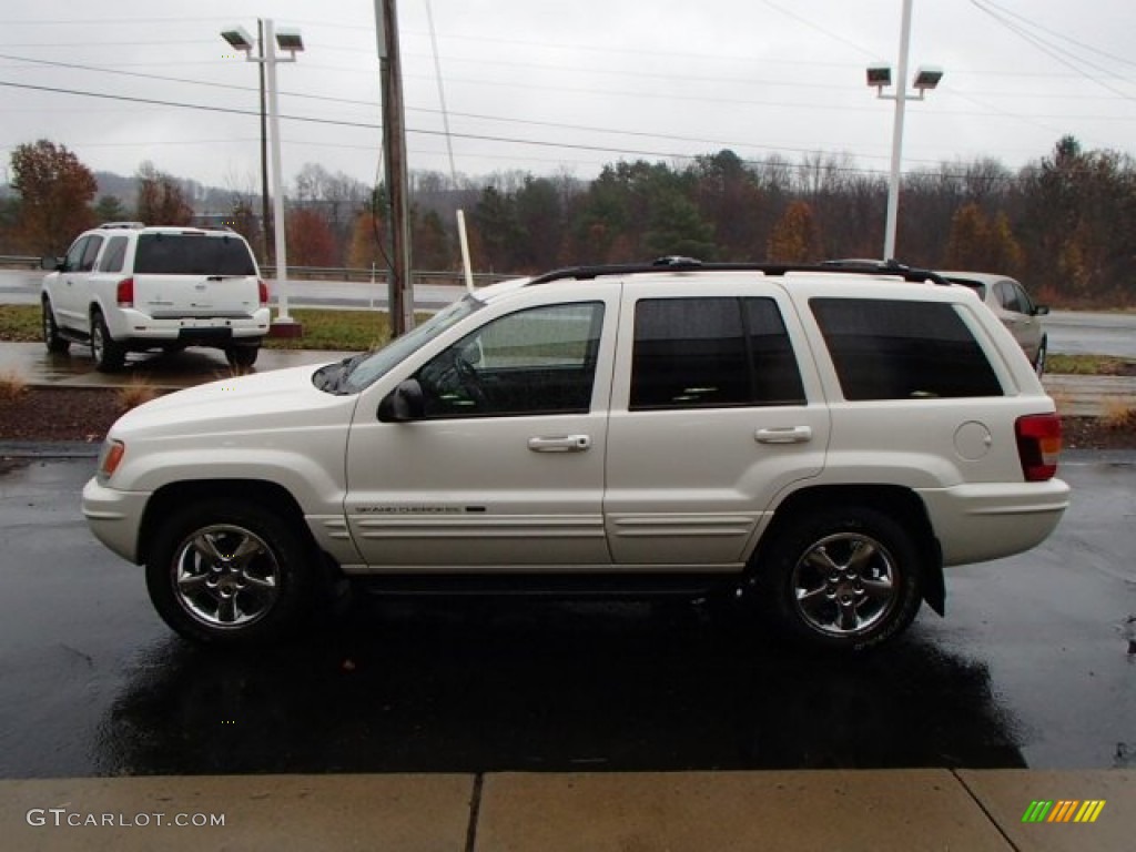 2003 Grand Cherokee Limited 4x4 - Stone White / Dark Slate Gray photo #5