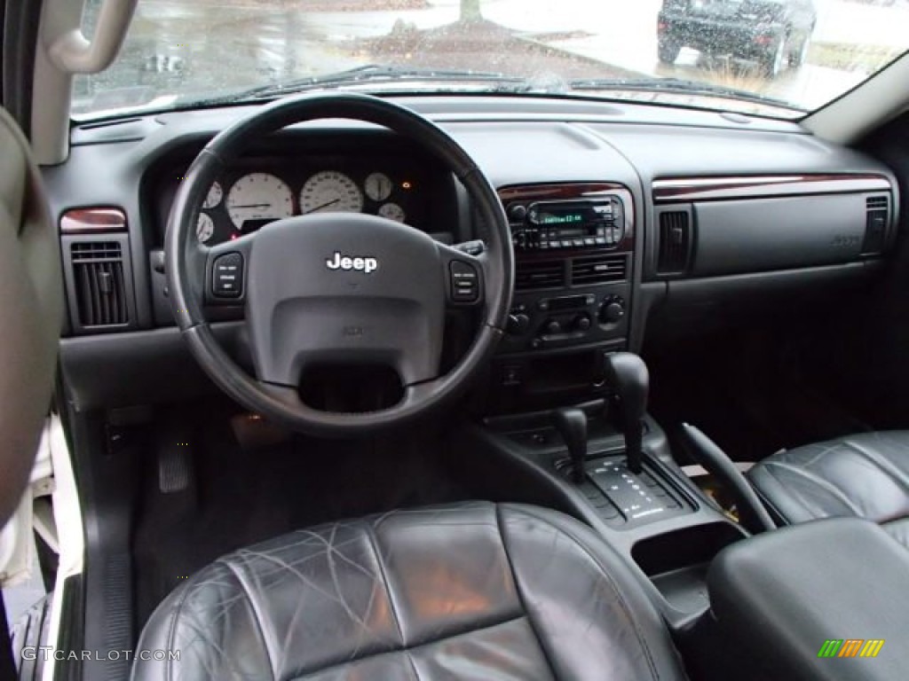 2003 Grand Cherokee Limited 4x4 - Stone White / Dark Slate Gray photo #12