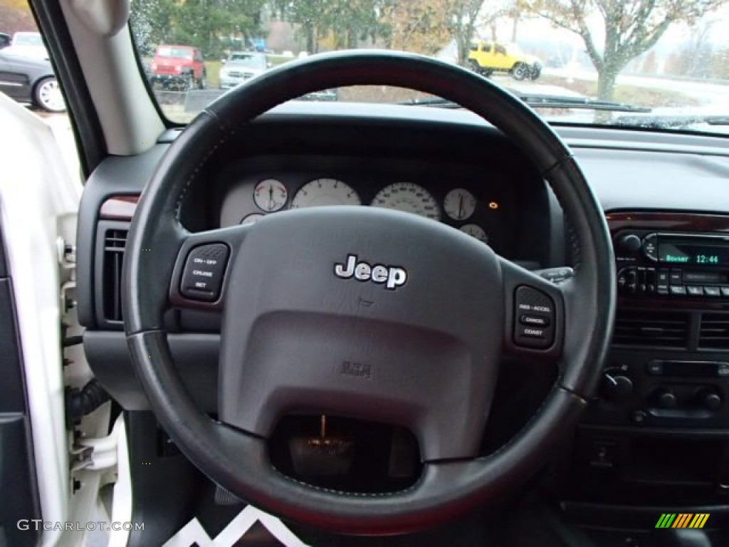 2003 Grand Cherokee Limited 4x4 - Stone White / Dark Slate Gray photo #18