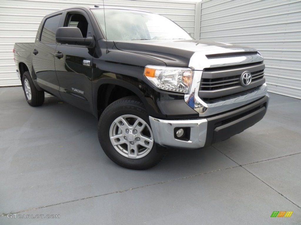 2014 Tundra SR5 Crewmax - Black / Black photo #2