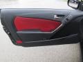 Red Leather/Red Cloth Door Panel Photo for 2013 Hyundai Genesis Coupe #88216278