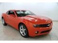 Inferno Orange Metallic 2011 Chevrolet Camaro LT Coupe