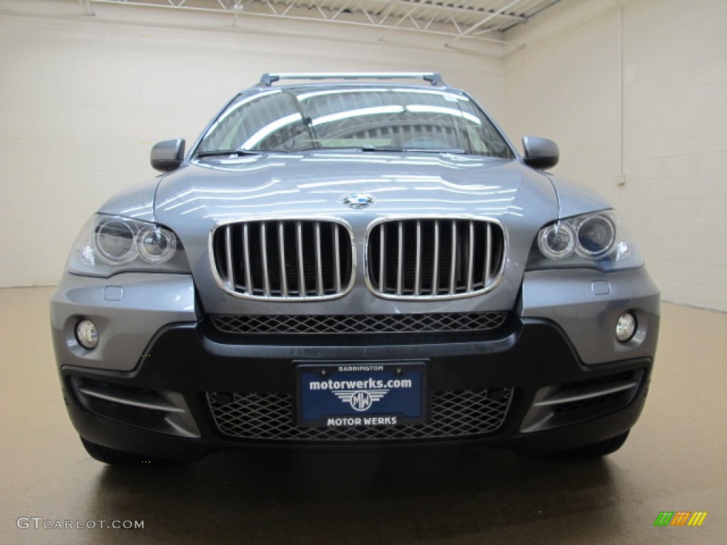 2007 X5 4.8i - Space Grey Metallic / Sand Beige photo #3