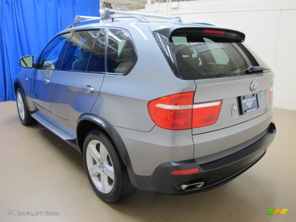 2007 X5 4.8i - Space Grey Metallic / Sand Beige photo #6