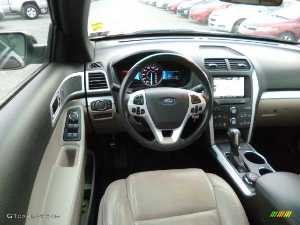 2011 Explorer XLT 4WD - Bordeaux Reserve Red Metallic / Medium Light Stone photo #15