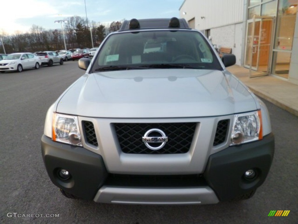 2013 Xterra Pro-4X 4x4 - Brilliant Silver / Pro-4X Gray/Steel photo #2