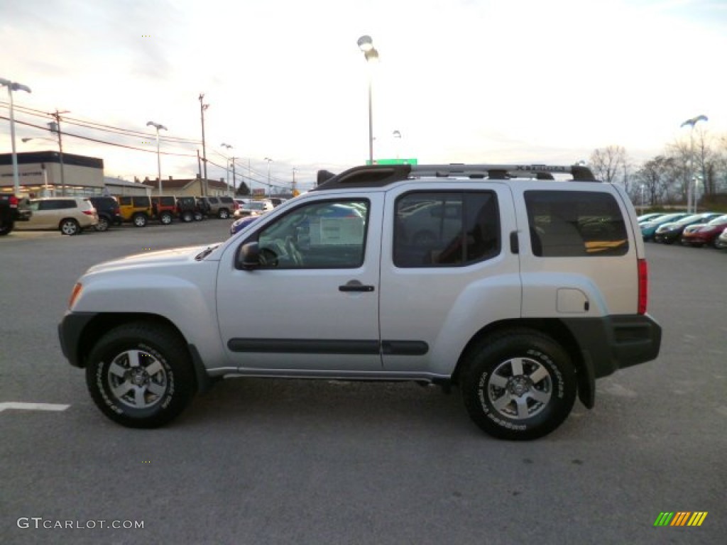 2013 Xterra Pro-4X 4x4 - Brilliant Silver / Pro-4X Gray/Steel photo #4
