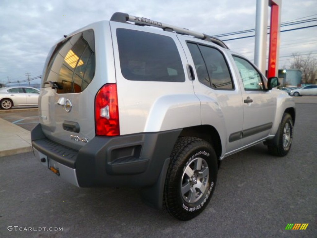2013 Xterra Pro-4X 4x4 - Brilliant Silver / Pro-4X Gray/Steel photo #7