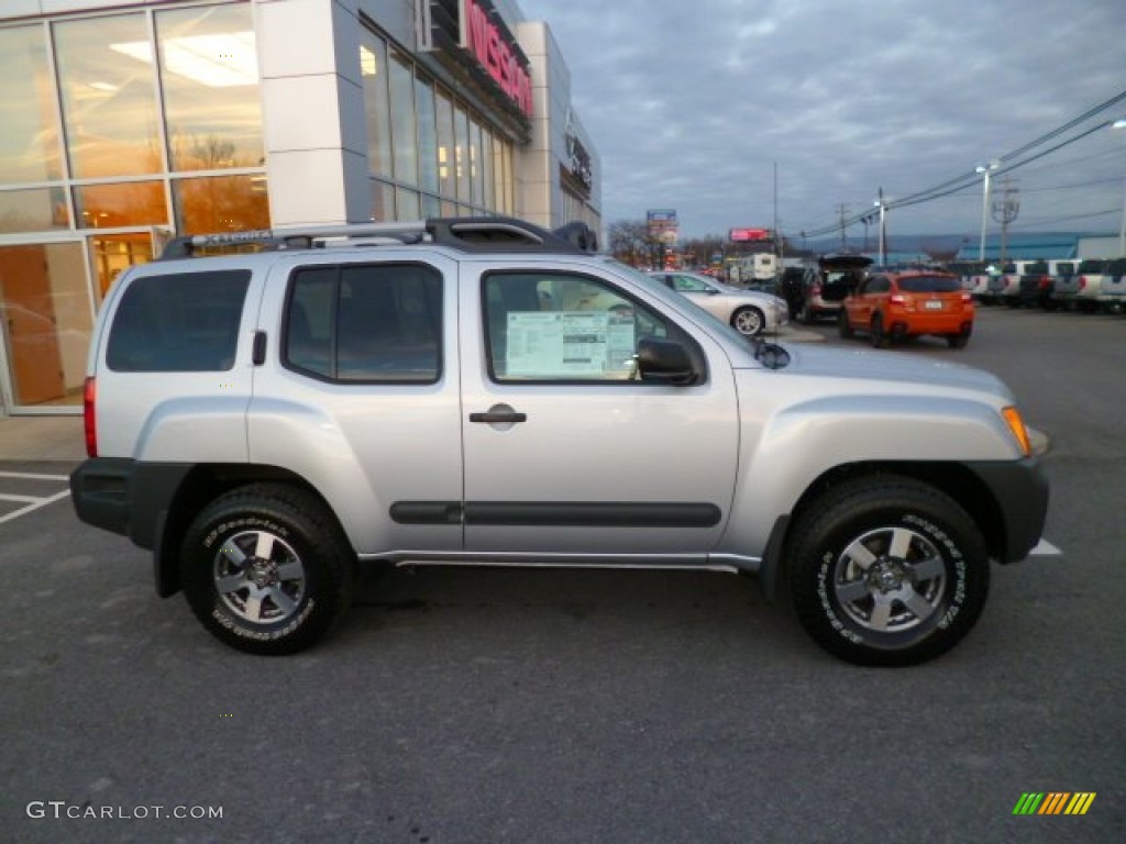2013 Xterra Pro-4X 4x4 - Brilliant Silver / Pro-4X Gray/Steel photo #8
