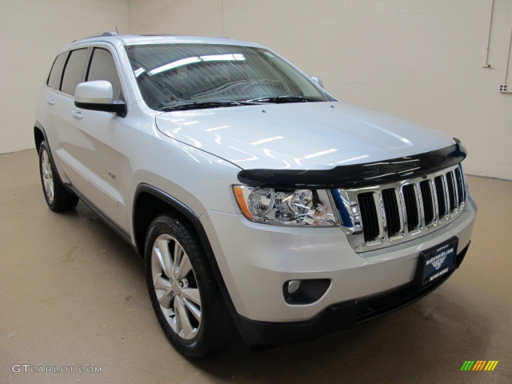 2011 Grand Cherokee Laredo X 70th Anniversary 4x4 - Bright Silver Metallic / Black/Dark Olive photo #1