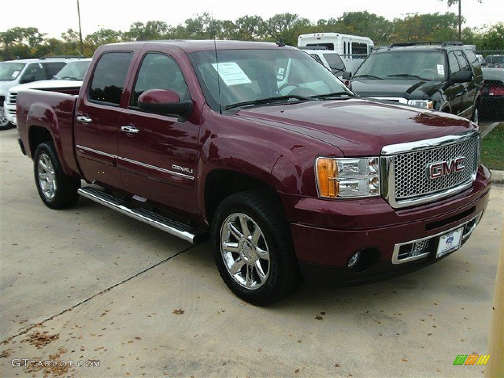 2013 Sierra 1500 Denali Crew Cab - Sonoma Red Metallic / Ebony photo #6