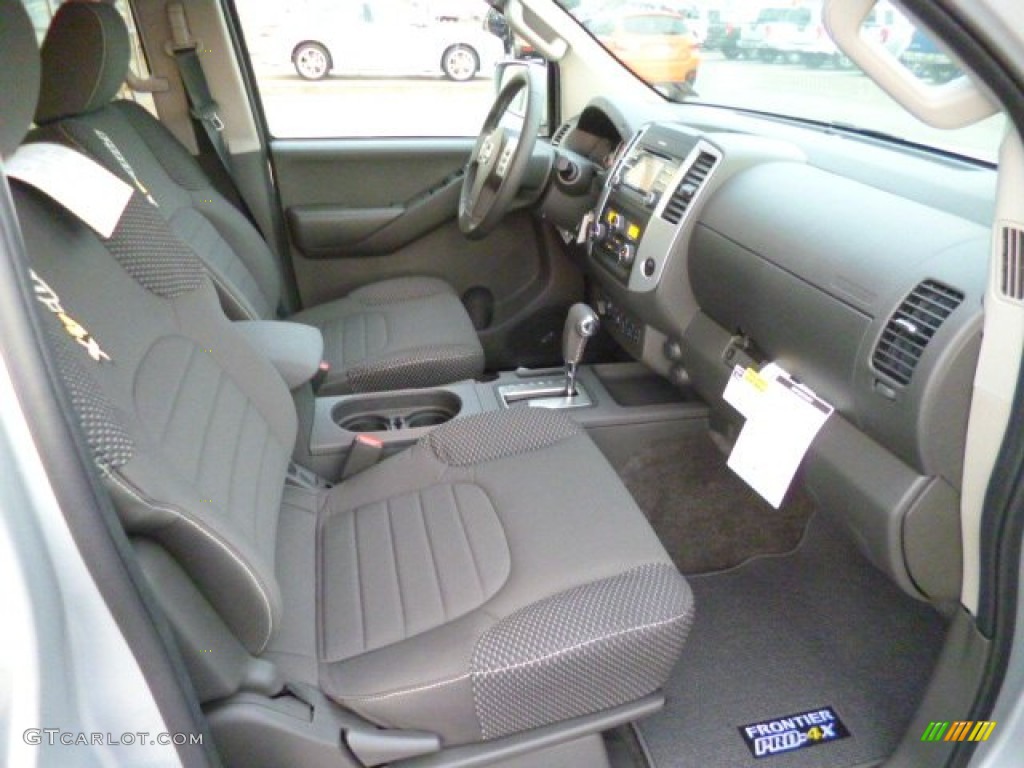 Pro-4X Graphite/Steel Interior 2014 Nissan Frontier Pro-4X Crew Cab 4x4 Photo #88220667