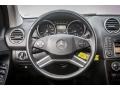 2010 Mercedes-Benz ML Black Interior Steering Wheel Photo