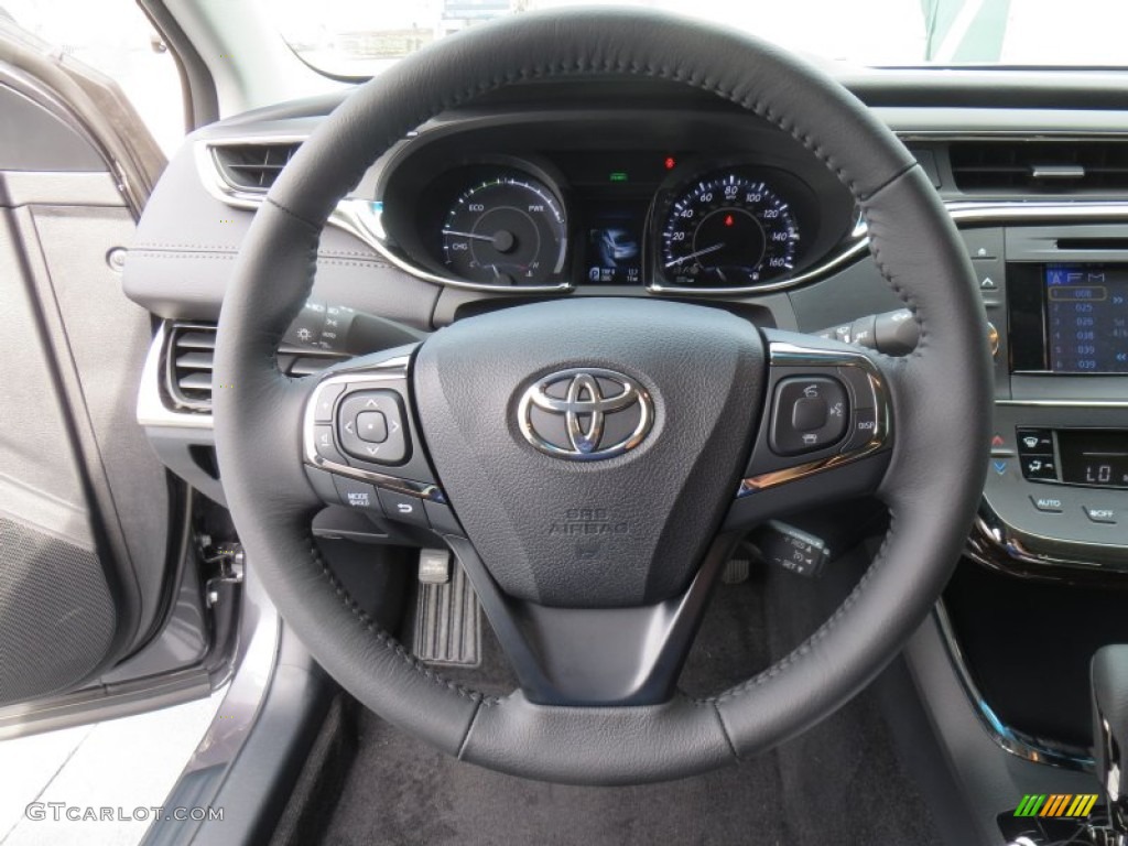 2014 Toyota Avalon Hybrid XLE Premium Black Steering Wheel Photo #88221198