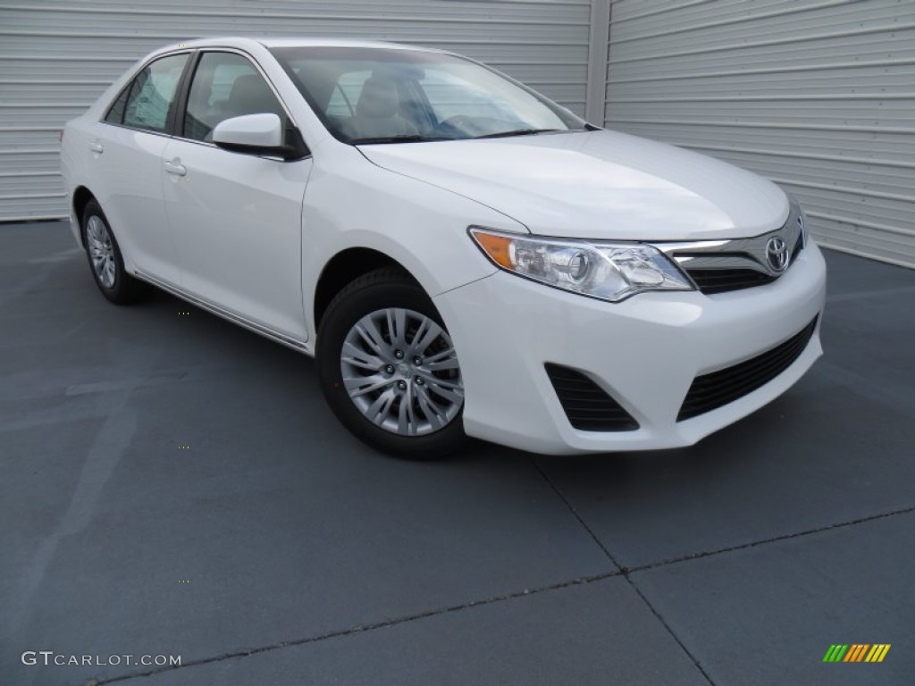 Super White Toyota Camry