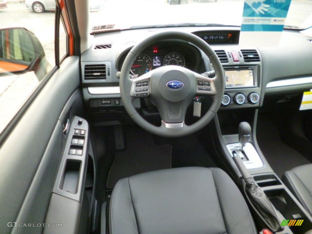 2014 Subaru XV Crosstrek 2.0i Limited Black Dashboard Photo #88222812