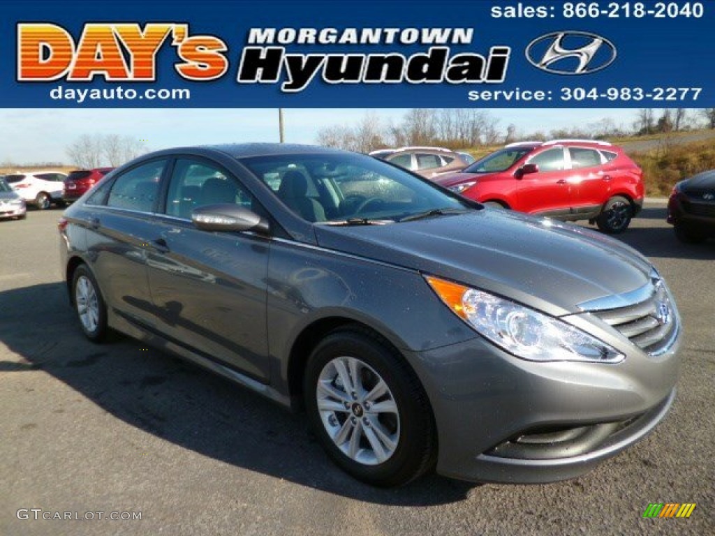 2014 Sonata GLS - Harbor Gray Metallic / Gray photo #1