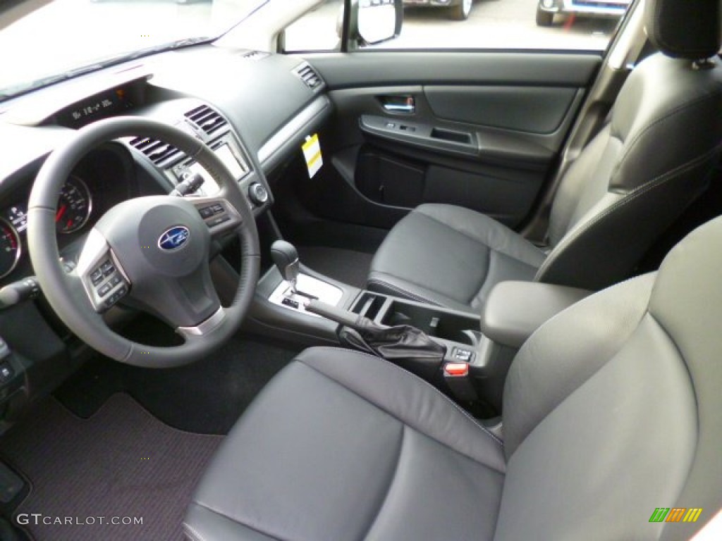 Black Interior 2014 Subaru XV Crosstrek 2.0i Limited Photo #88223223