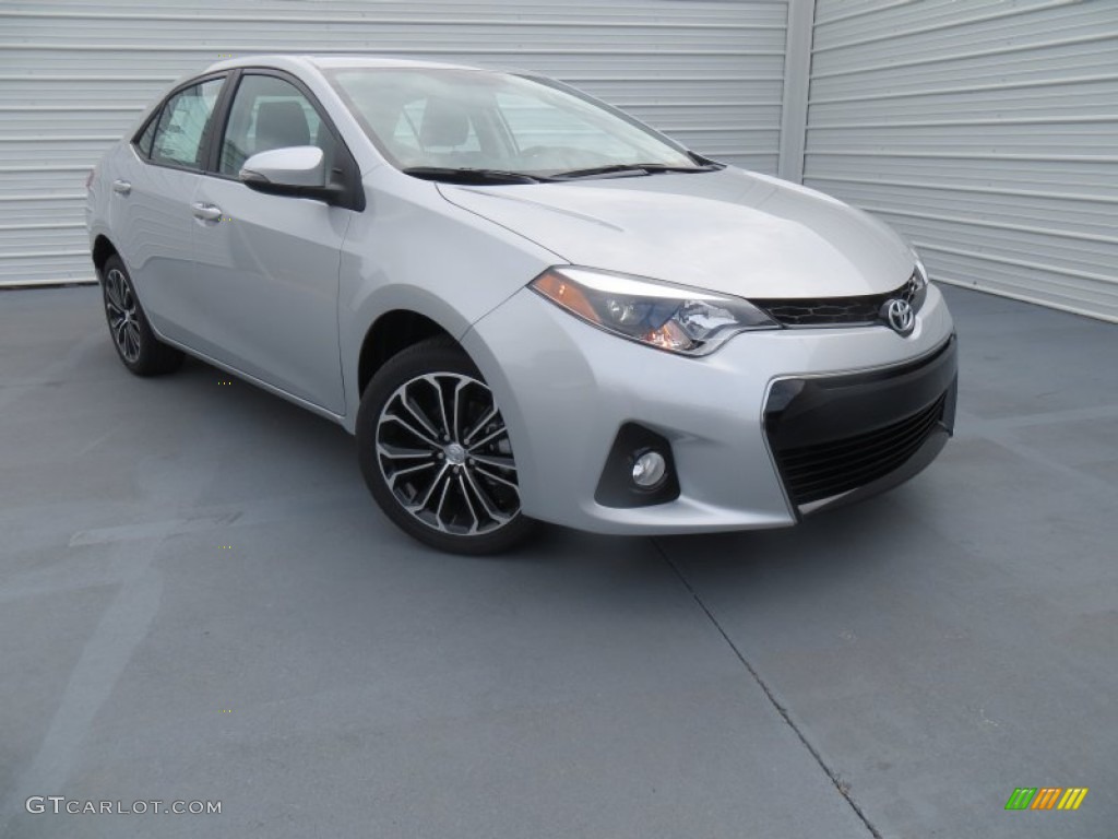 2014 Corolla S - Classic Silver Metallic / Steel Blue photo #1