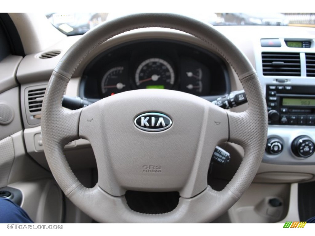 2008 Sportage EX V6 4x4 - Smokey Brown Metallic / Beige photo #18