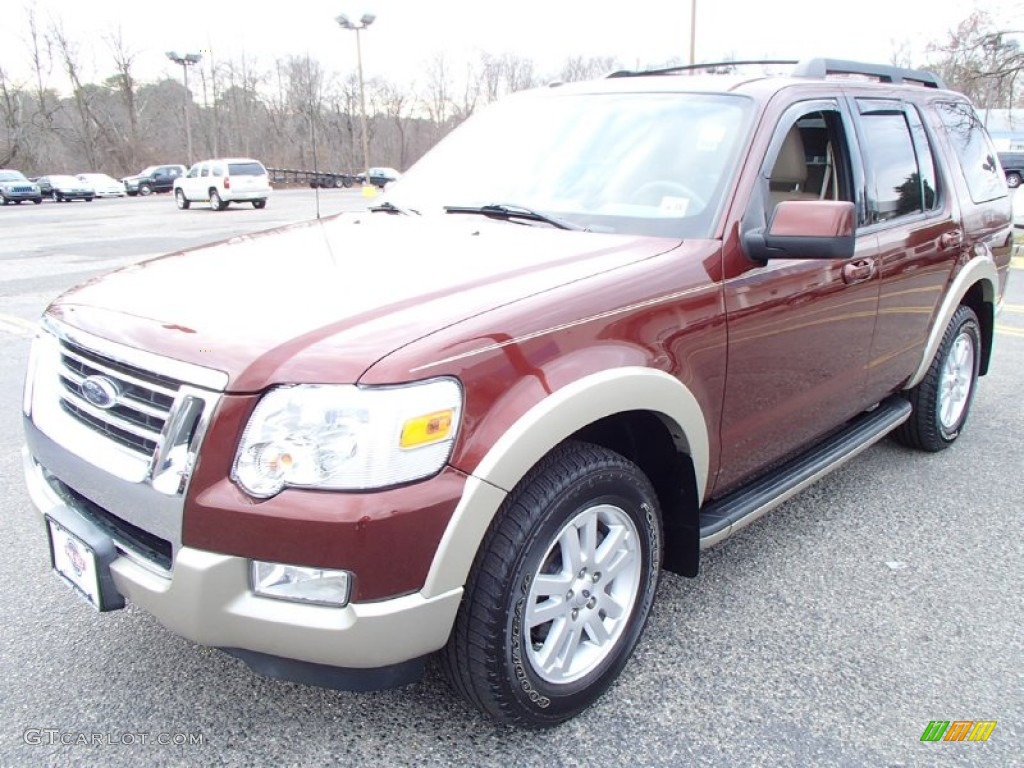2010 Explorer Eddie Bauer 4x4 - Dark Copper Metallic / Camel photo #1