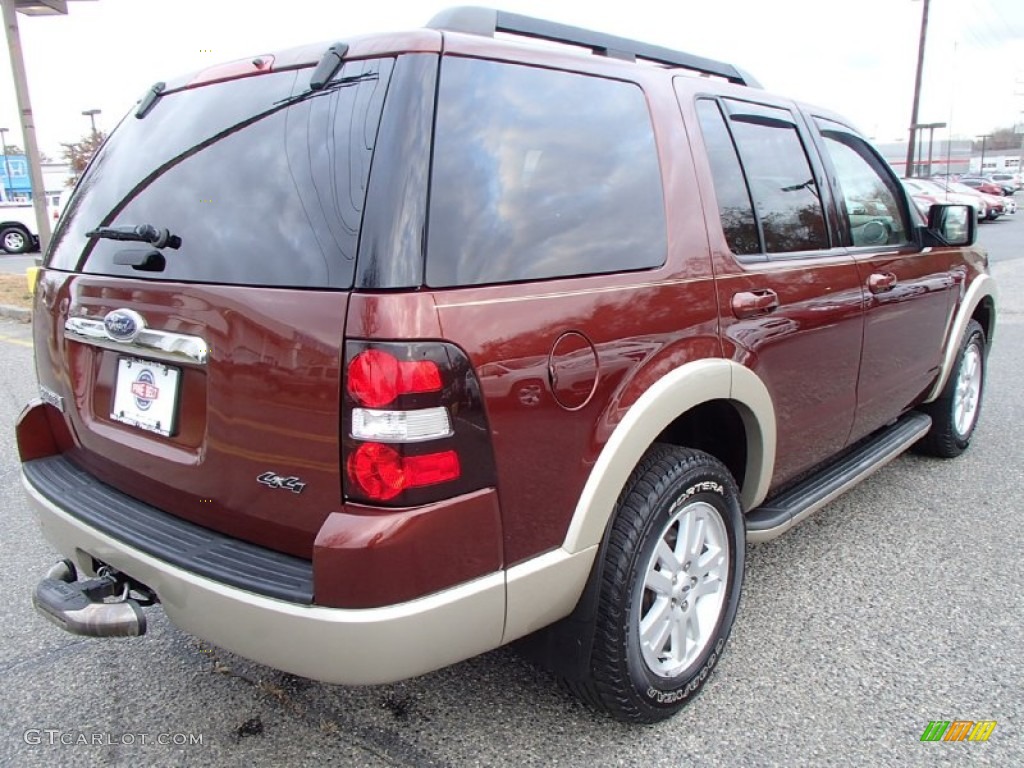 2010 Explorer Eddie Bauer 4x4 - Dark Copper Metallic / Camel photo #7