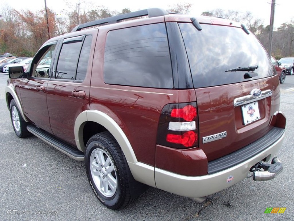 2010 Explorer Eddie Bauer 4x4 - Dark Copper Metallic / Camel photo #9