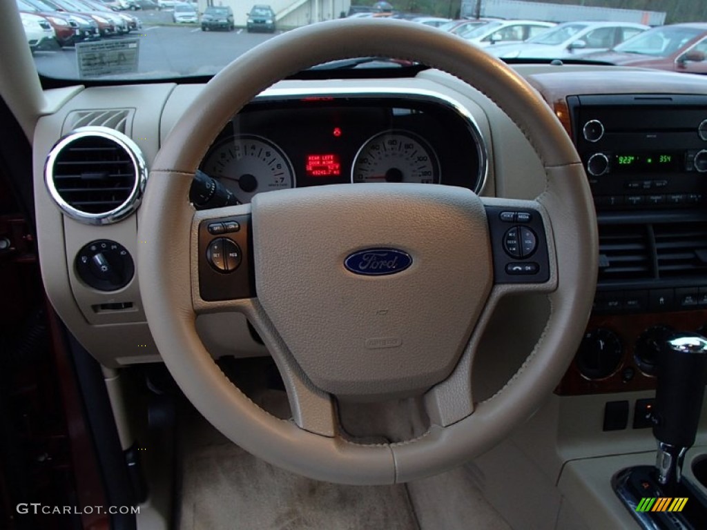 2010 Explorer Eddie Bauer 4x4 - Dark Copper Metallic / Camel photo #16
