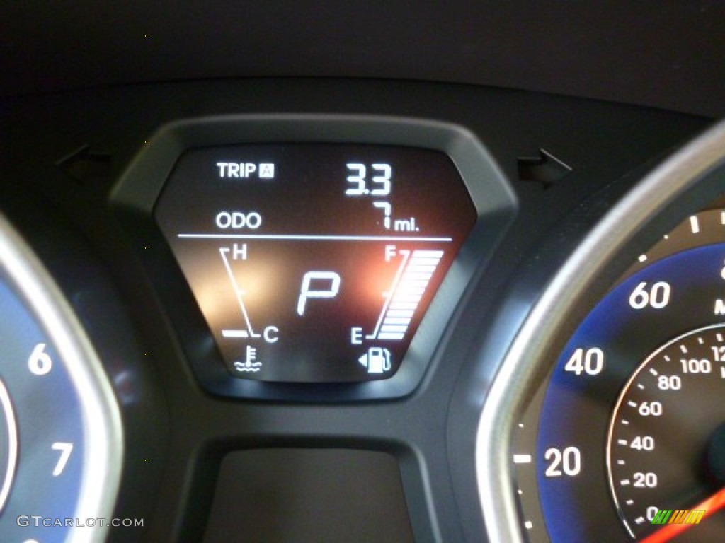 2013 Elantra GLS - Indigo Night / Beige photo #20