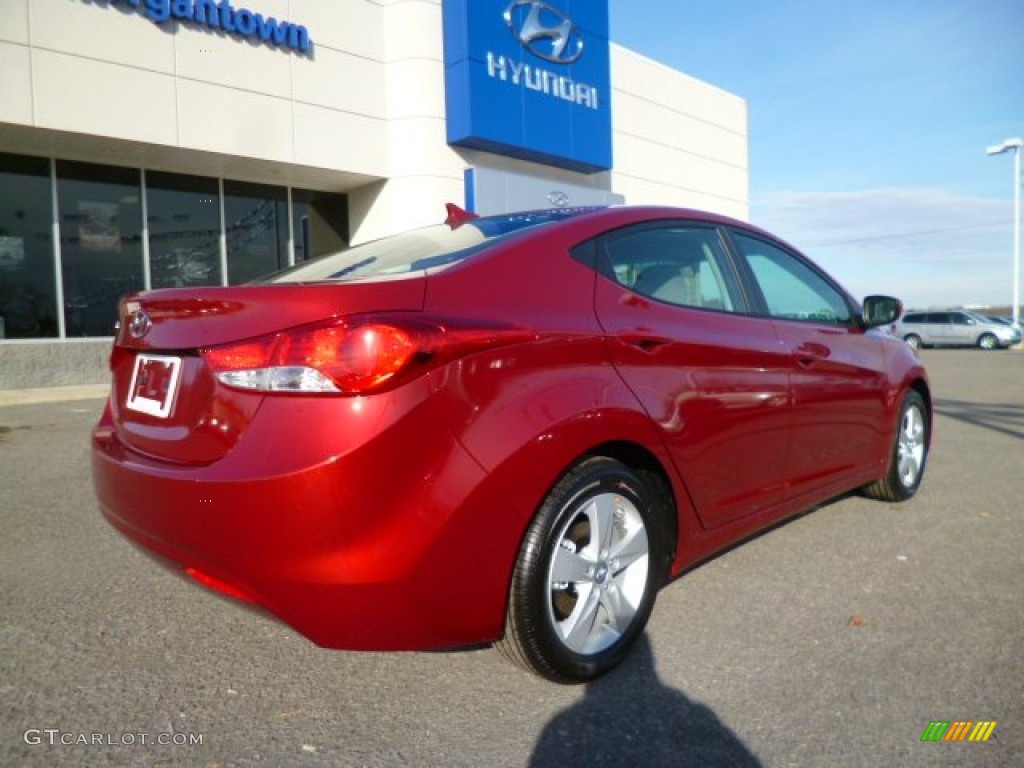 2013 Elantra GLS - Red / Gray photo #7