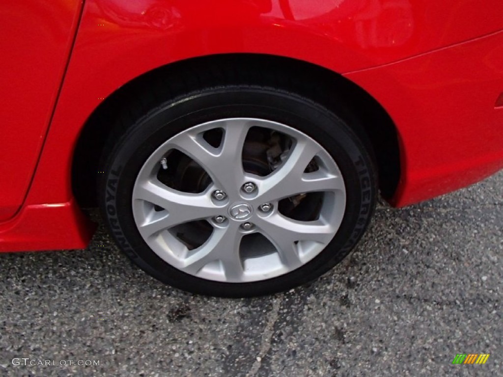 2008 MAZDA3 s Grand Touring Sedan - True Red / Black photo #5