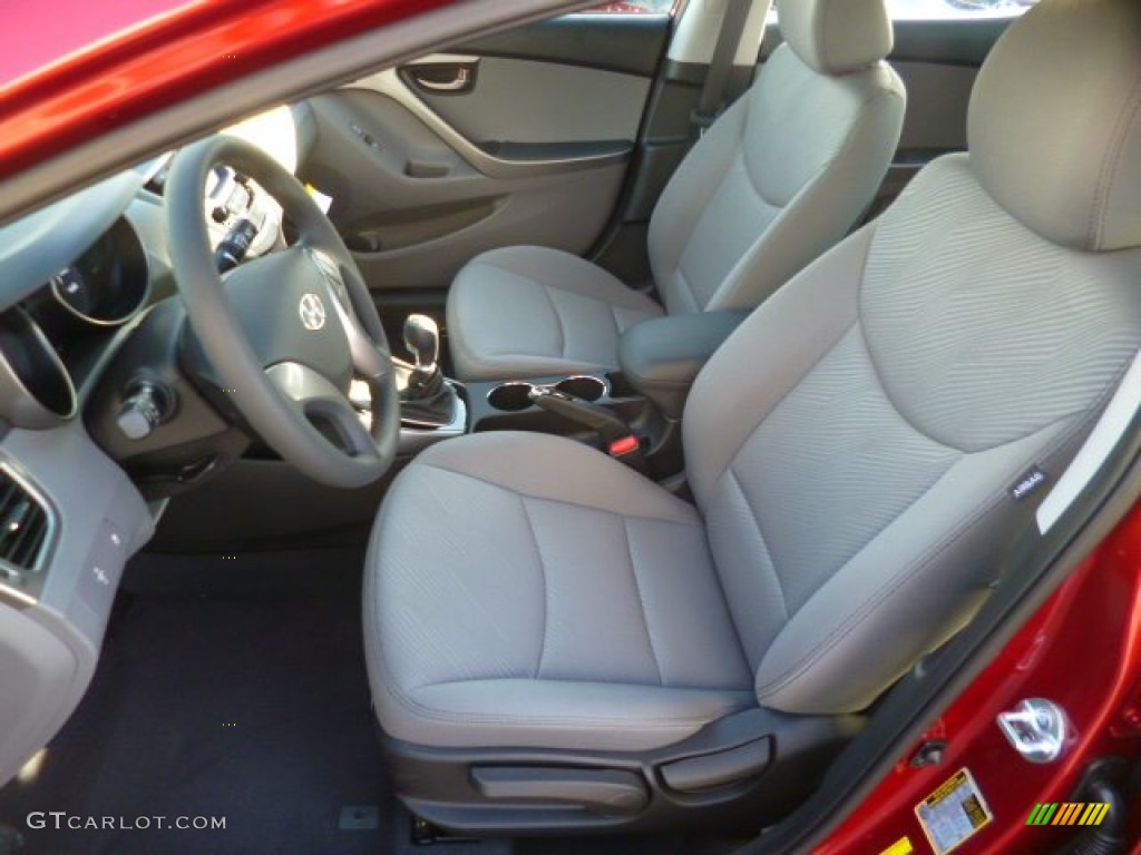 2013 Elantra GLS - Red / Gray photo #15