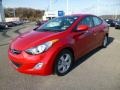 2013 Red Hyundai Elantra GLS  photo #3