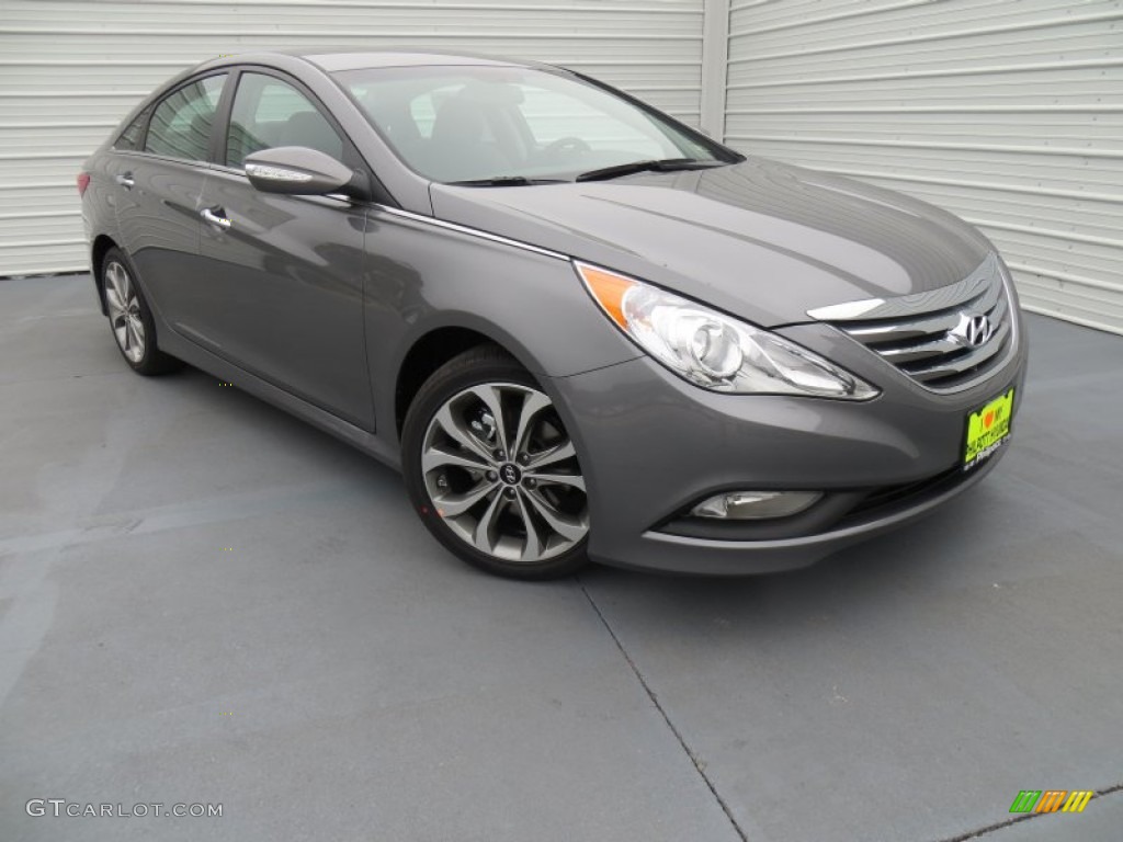2014 Sonata SE - Harbor Gray Metallic / Gray photo #1