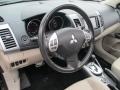 Beige 2012 Mitsubishi Outlander GT S AWD Dashboard