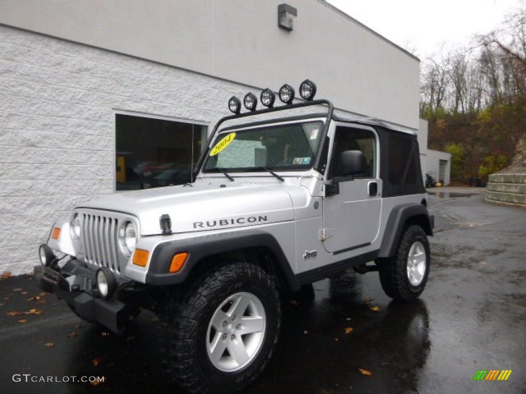 Bright Silver Metallic Jeep Wrangler