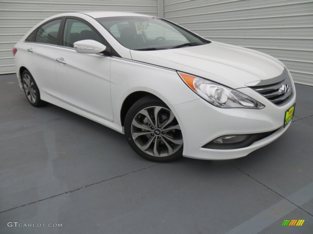 2014 Sonata SE - Pearl White / Black photo #1