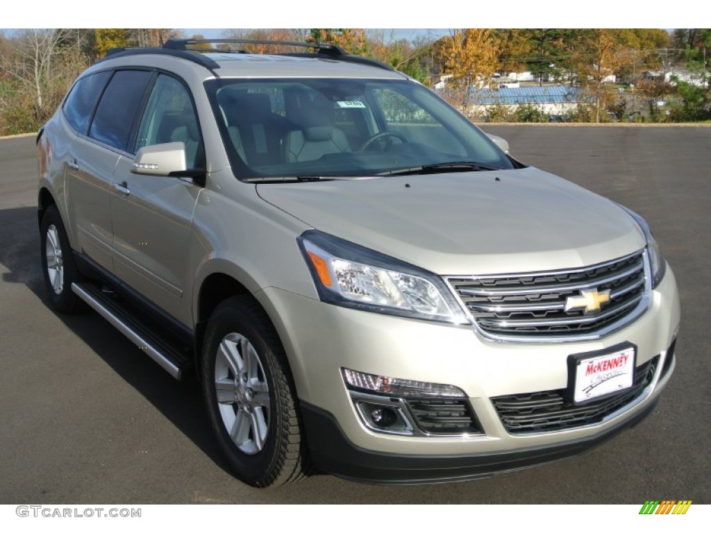 2014 Traverse LT - Champagne Silver Metallic / Ebony photo #1