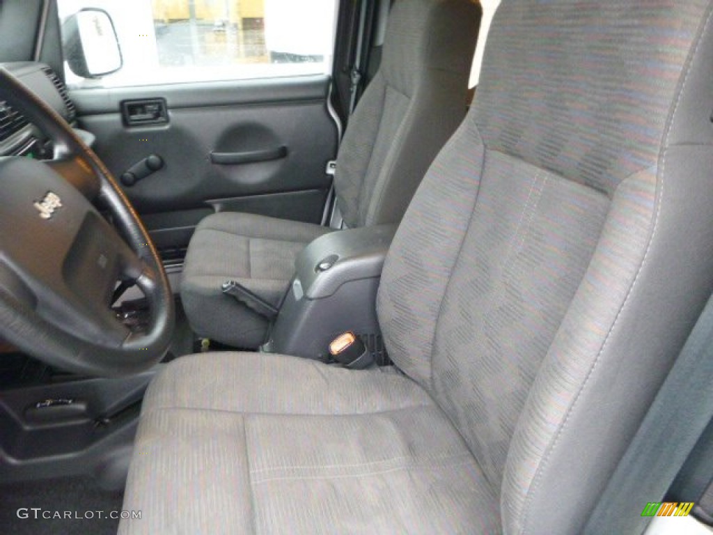 2004 Wrangler Rubicon 4x4 - Bright Silver Metallic / Dark Slate Gray photo #13