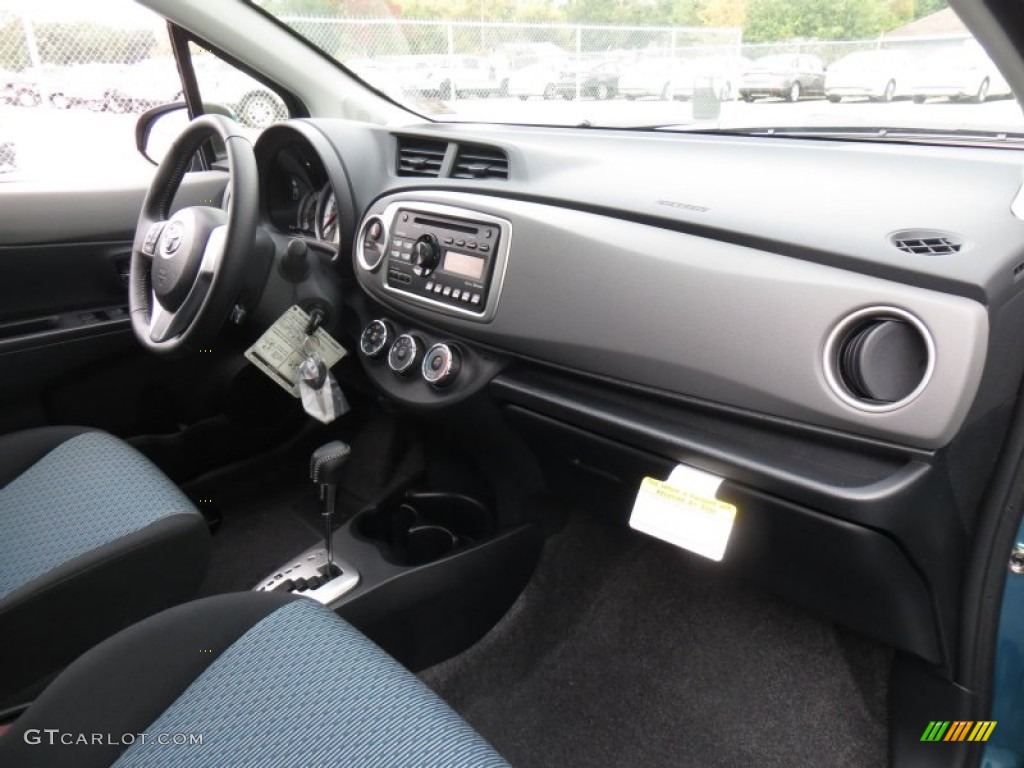 2014 Toyota Yaris SE 5 Door Dark Gray Dashboard Photo #88227303