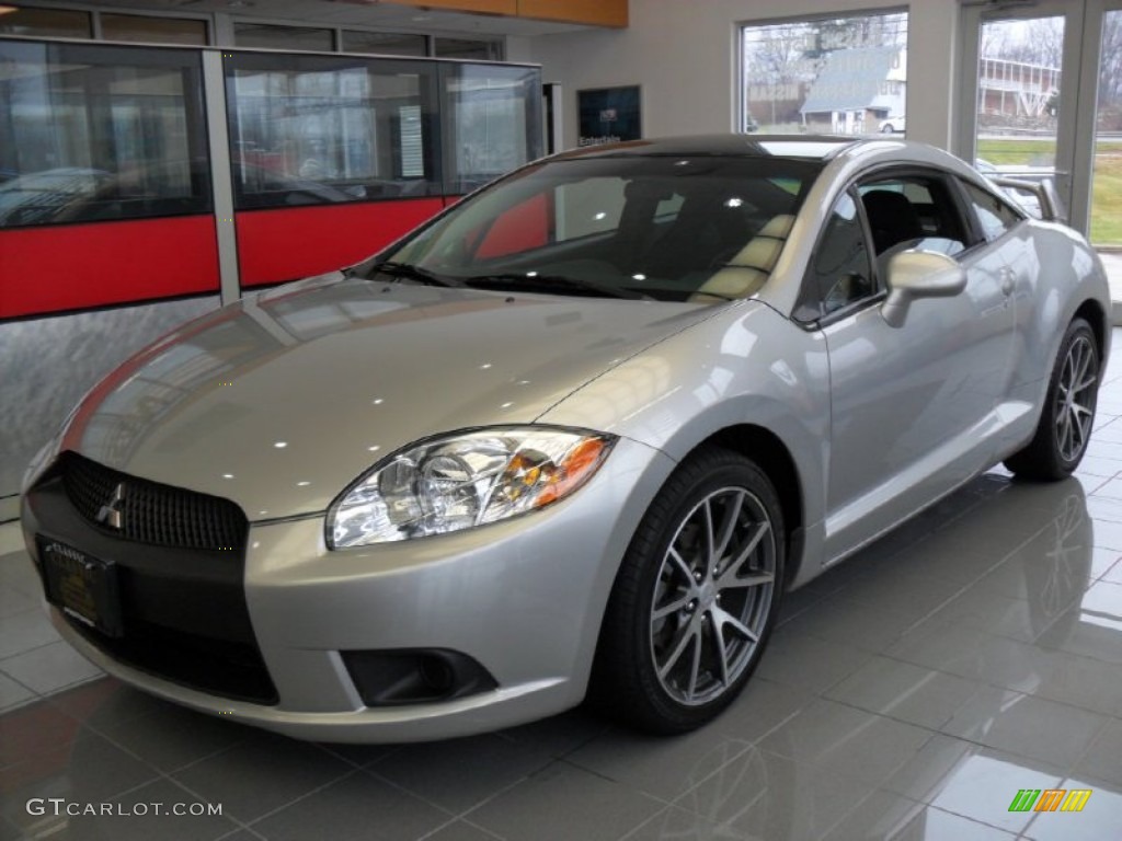 2012 Eclipse GS Sport Coupe - Quick Silver / Dark Charcoal photo #1