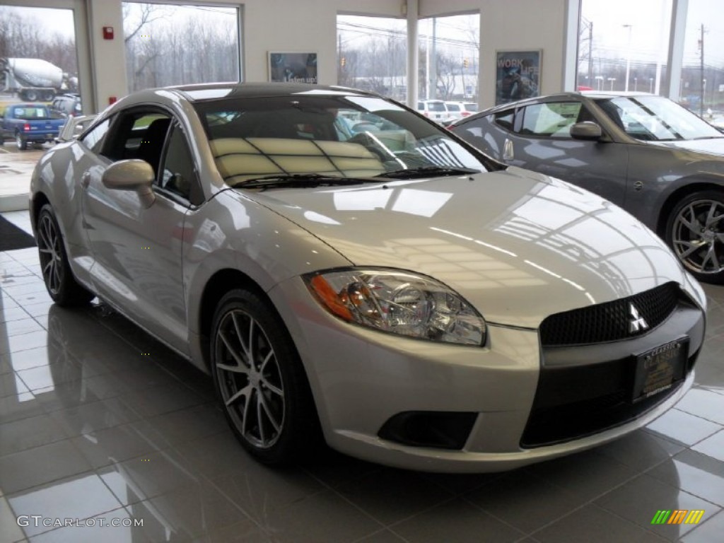 2012 Eclipse GS Sport Coupe - Quick Silver / Dark Charcoal photo #4