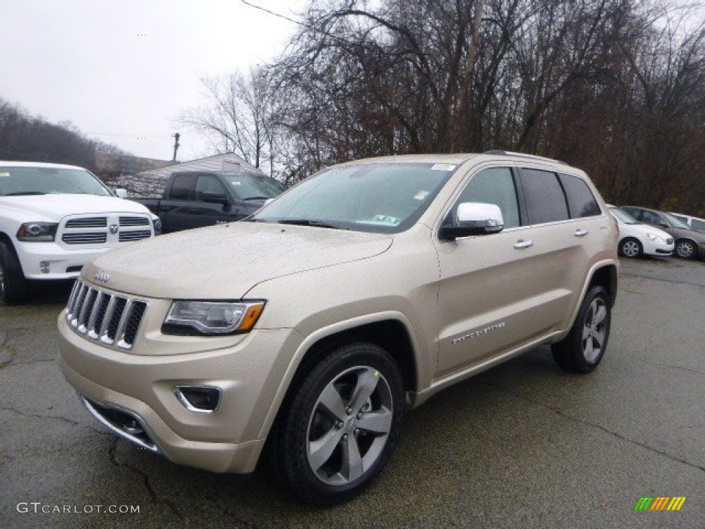 2014 Grand Cherokee Overland 4x4 - Cashmere Pearl / Overland Nepal Jeep Brown Light Frost photo #1