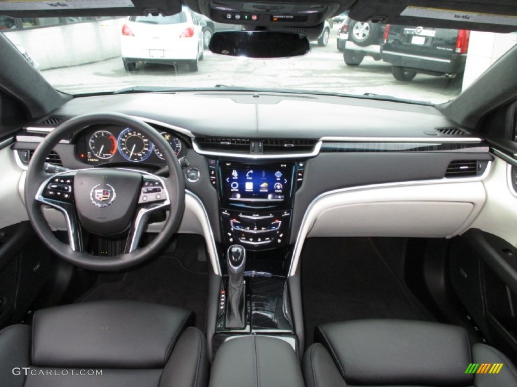 2014 Cadillac XTS Vsport Platinum AWD Platinum Jet Black/Light Wheat Opus Full Leather Dashboard Photo #88229640