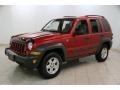 2006 Inferno Red Pearl Jeep Liberty CRD Sport 4x4  photo #3