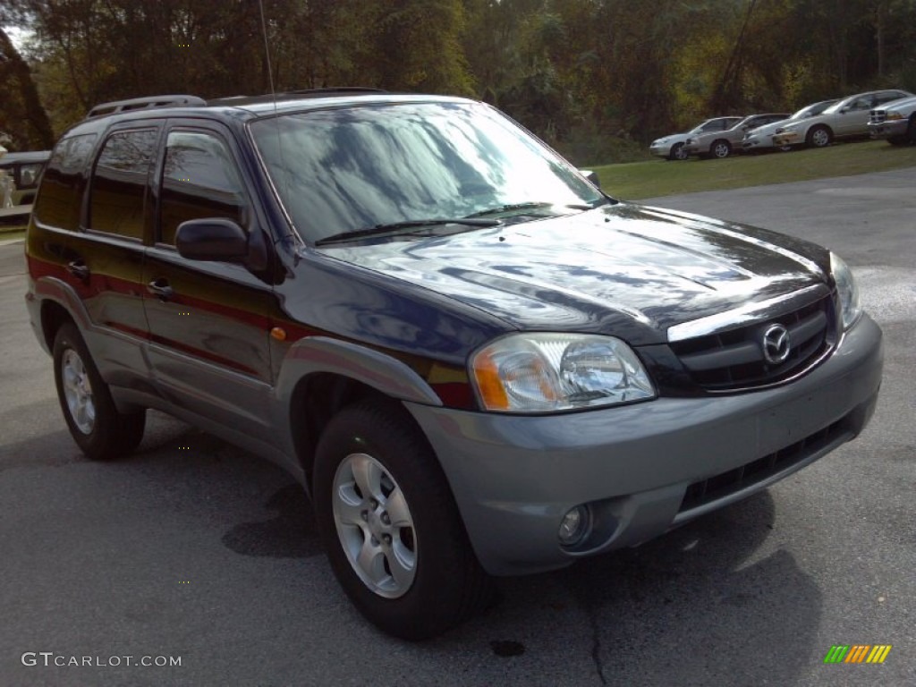 2001 Tribute LX V6 - Black / Gray photo #3