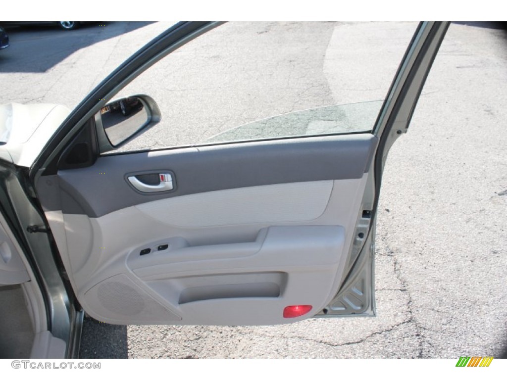 2008 Sonata GLS - Natural Khaki Green / Beige photo #17