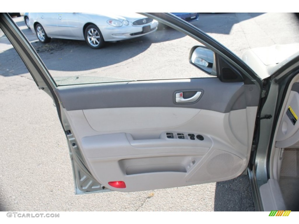 2008 Sonata GLS - Natural Khaki Green / Beige photo #19