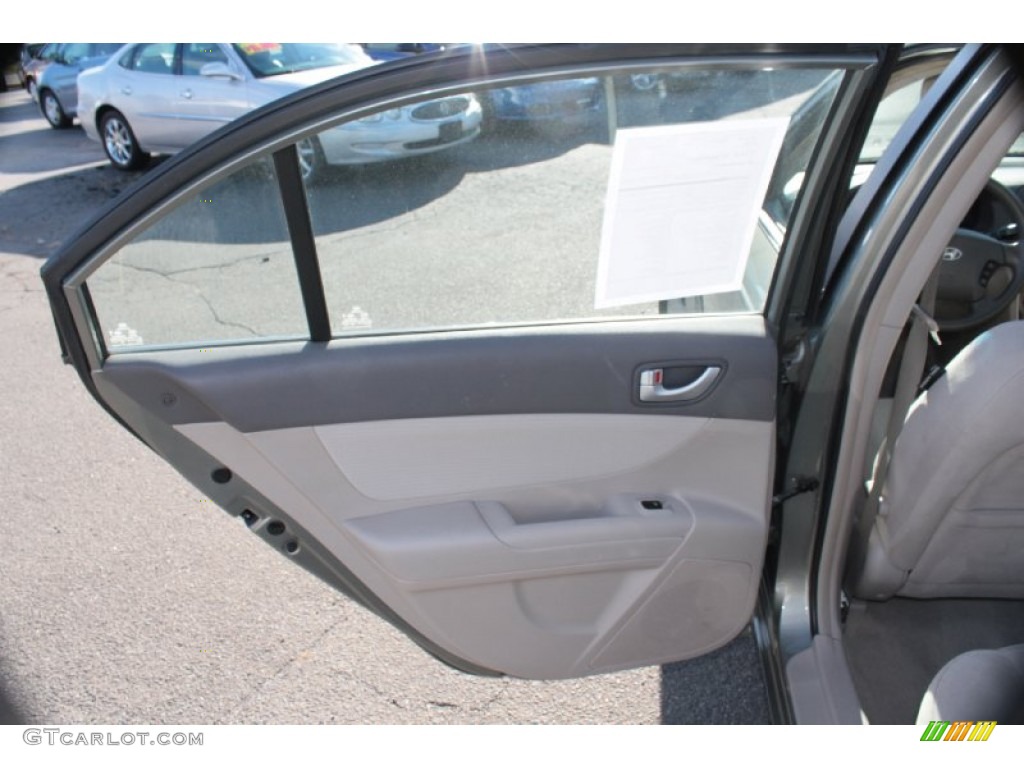 2008 Sonata GLS - Natural Khaki Green / Beige photo #20