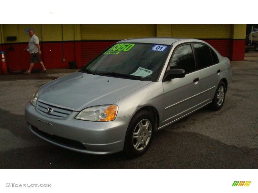 Satin Silver Metallic Honda Civic
